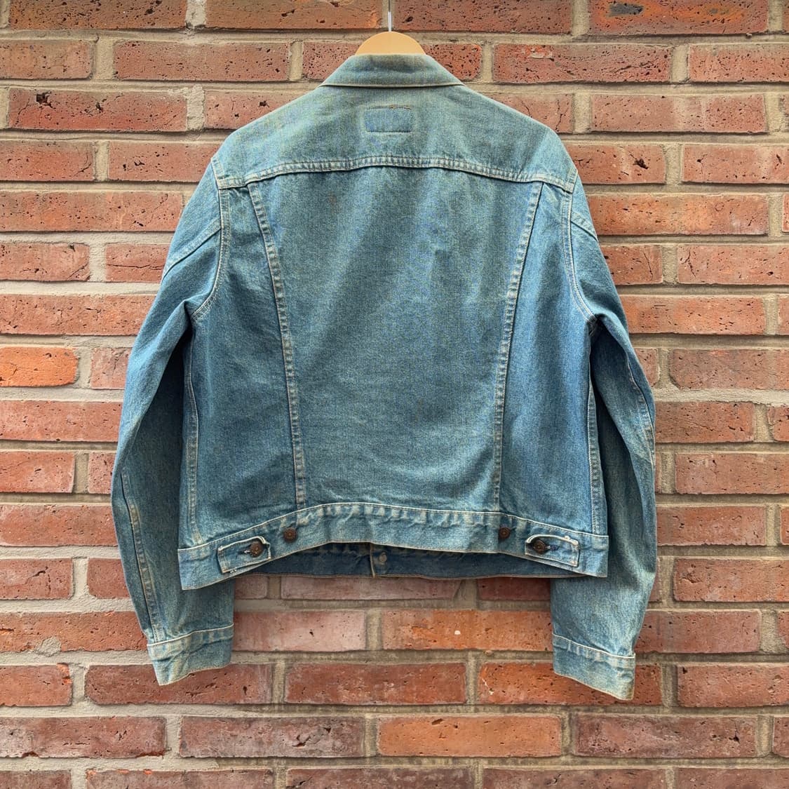 8~90s USA 리바이스 70506 패치 커스텀 데님 트러커 상품이미지7