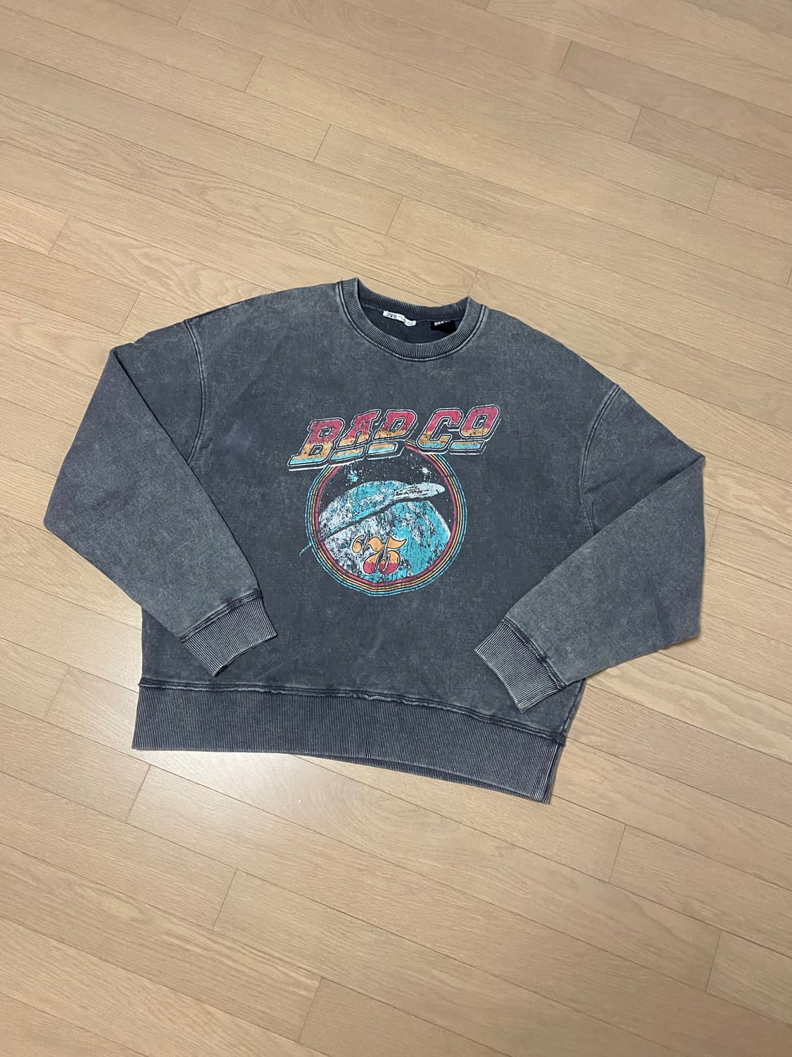 자라 x BAD Co 그래픽 스웻셔츠 L 상품이미지1