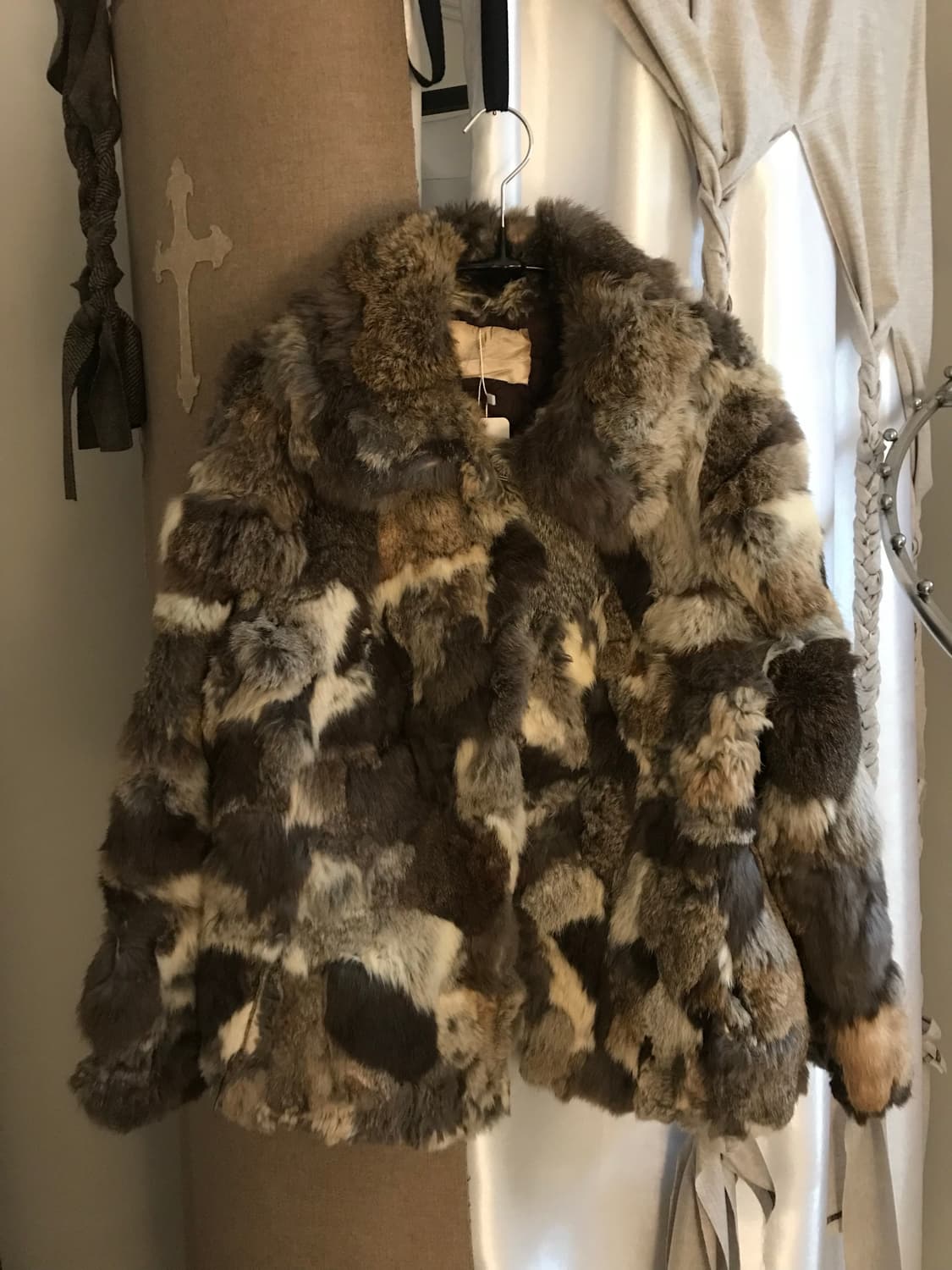 vintage mix fur jacket 상품이미지4