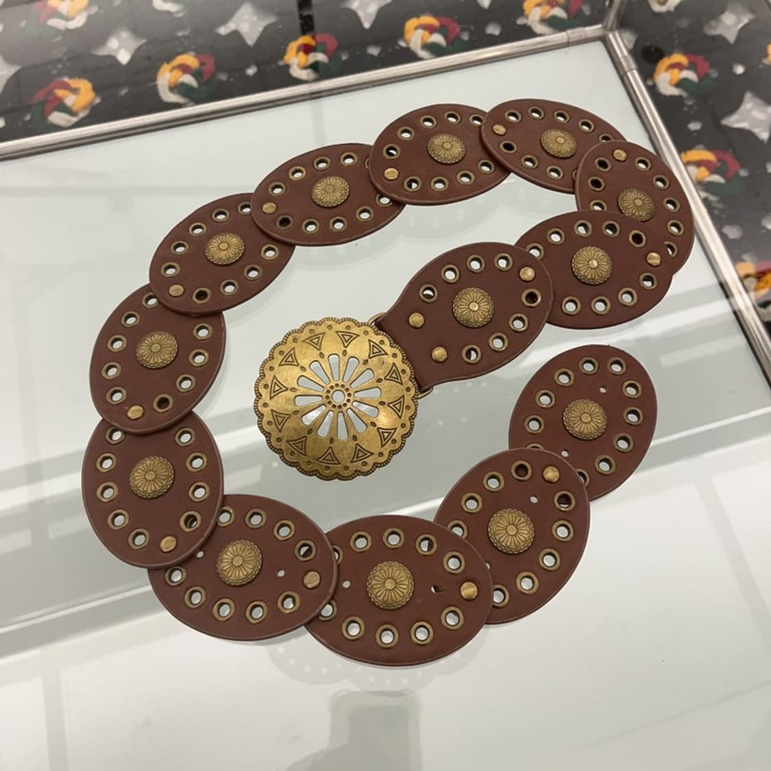 빈티지 보헤미안 웨스턴 펑크 스터드 벨트 C07155 상품이미지2