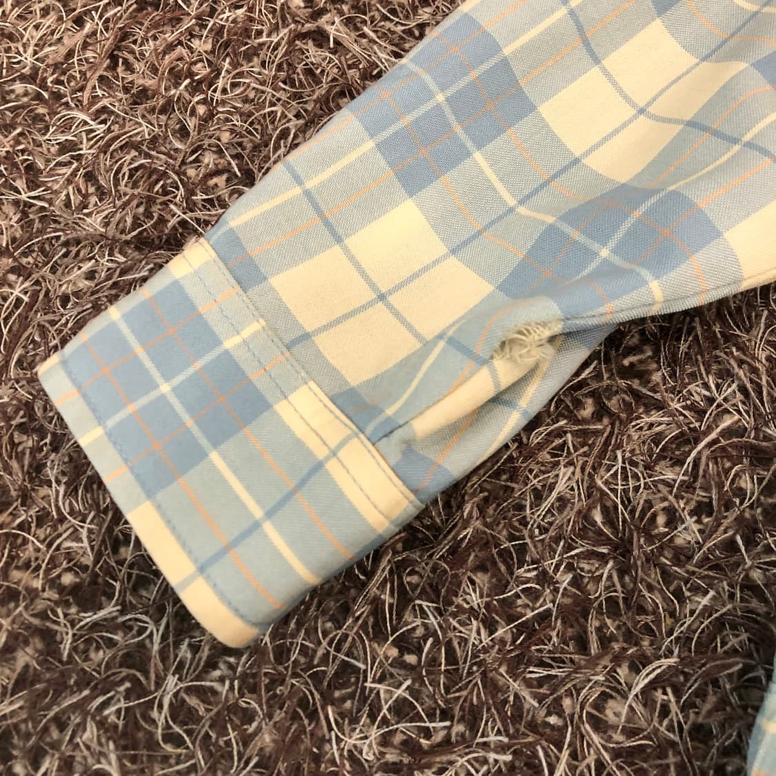 입생로랑 체크 블루종 자켓  상품이미지3