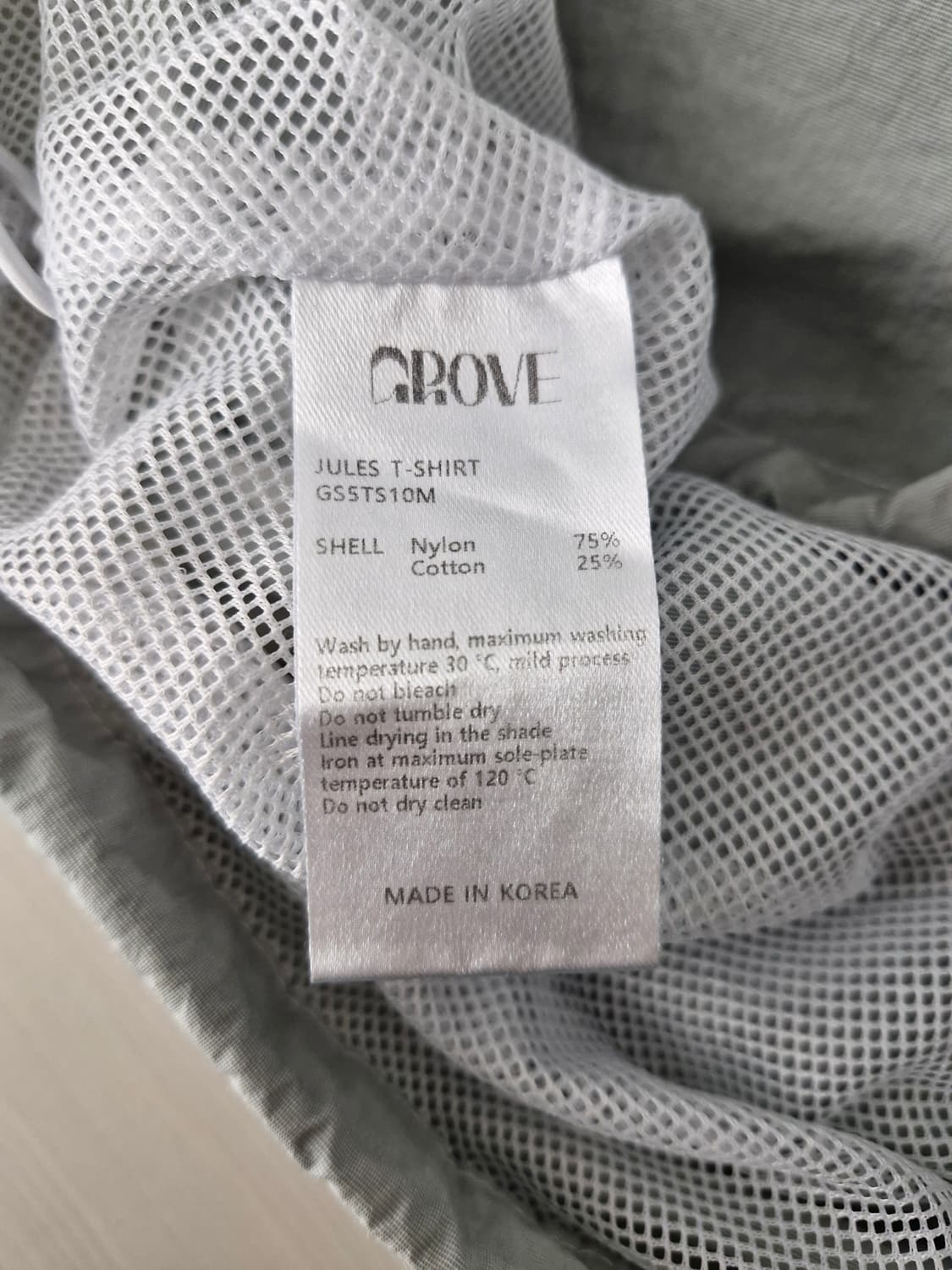 그로브(GROVE)25S/S JULES 하프 아노락 민트 상품이미지5