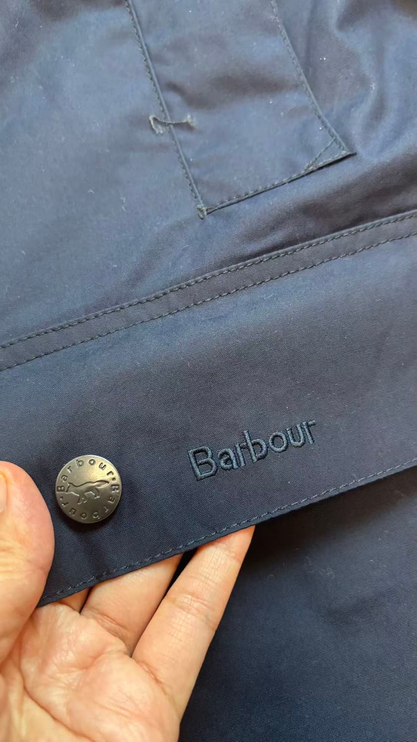 바버 메종키츠네 폭스헤드 뷰포트 왁스자켓 사이즈M 상품이미지4