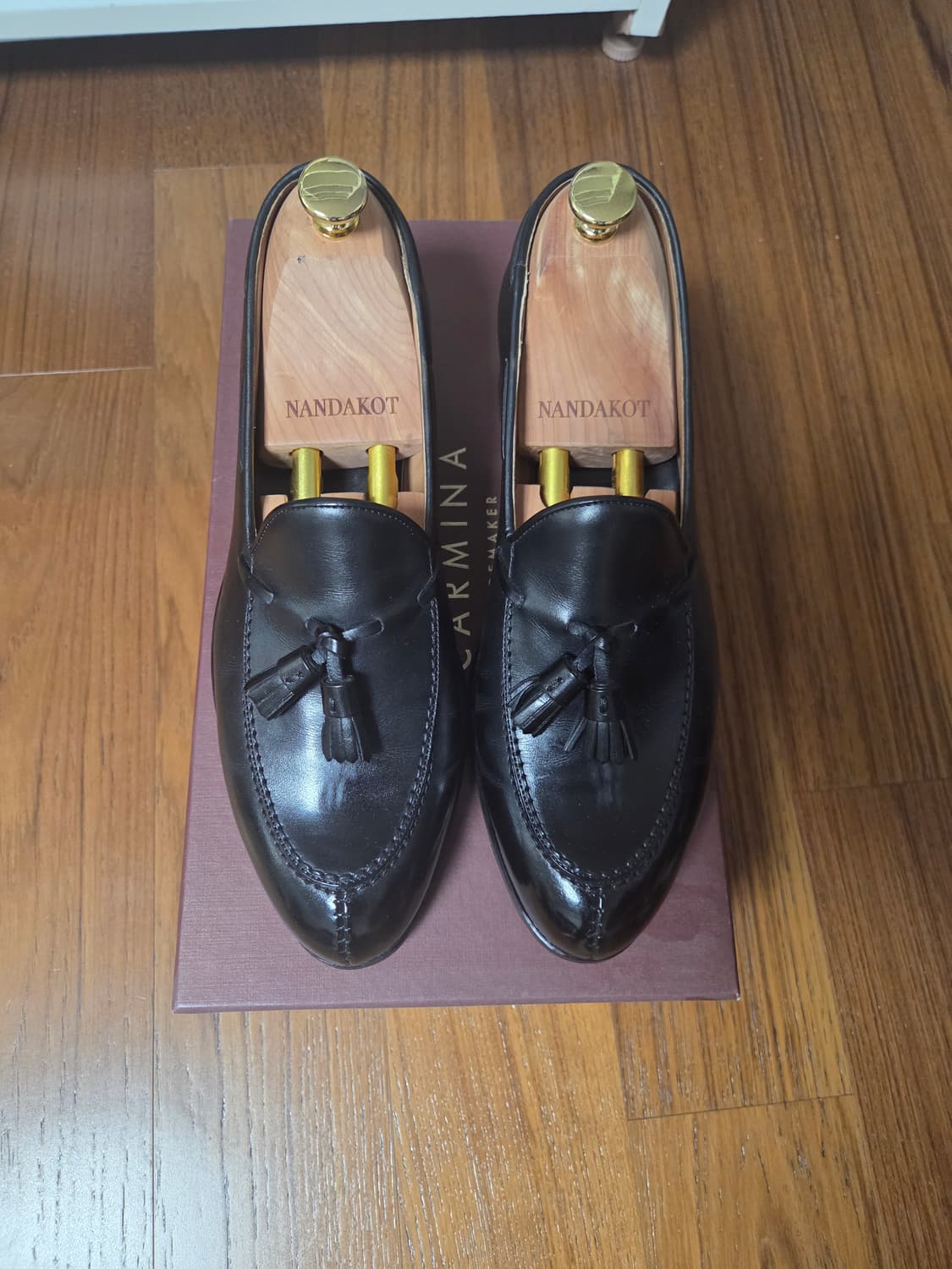 Carmina 블랙 태슬 로퍼 상품이미지2