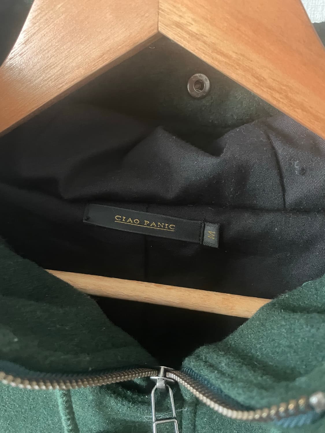 모리걸 빈티지 말차 후드 울코트 🌿💚 상품이미지4