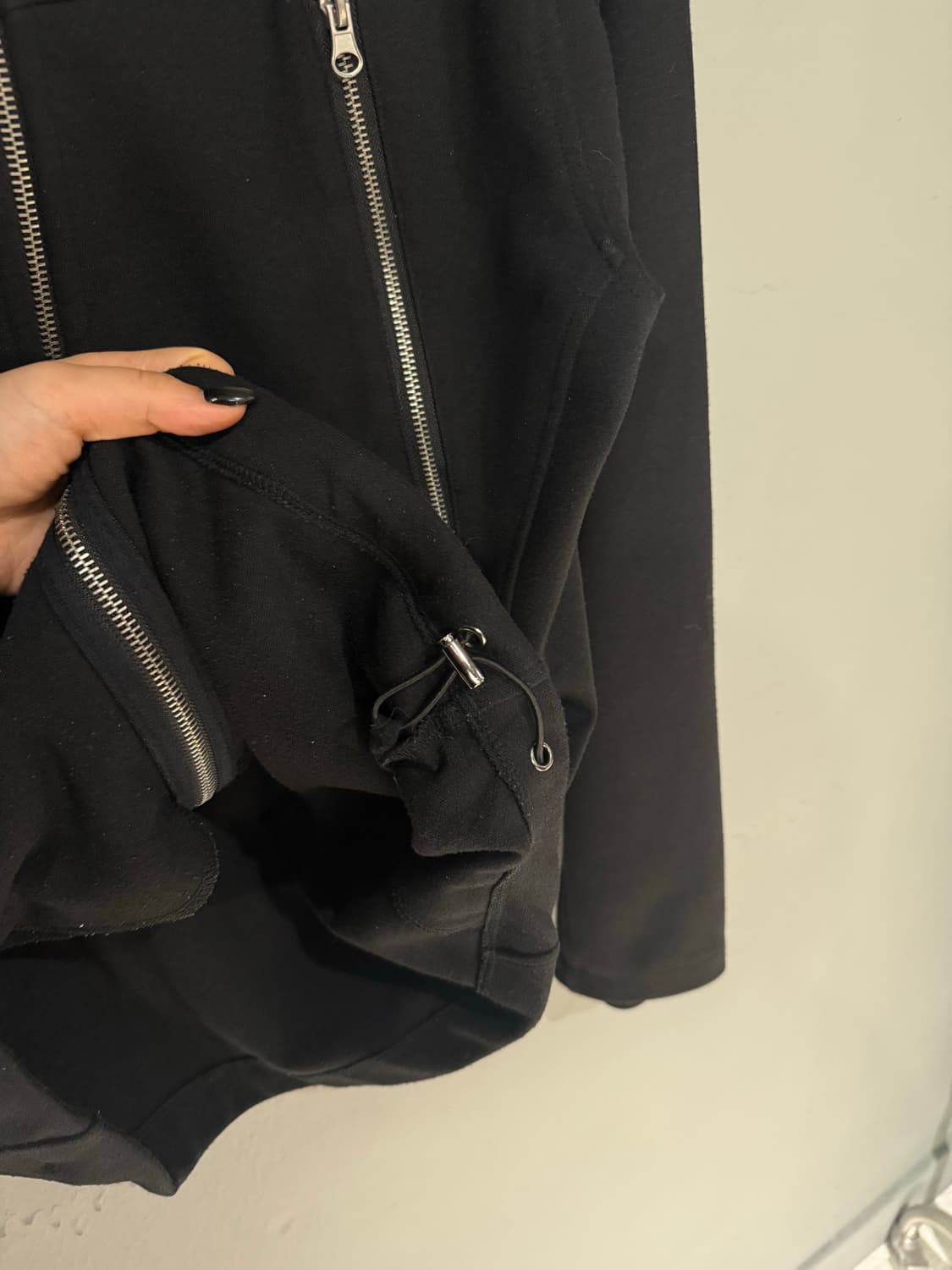 zipper line point high-neck hood zip-up 상품이미지9