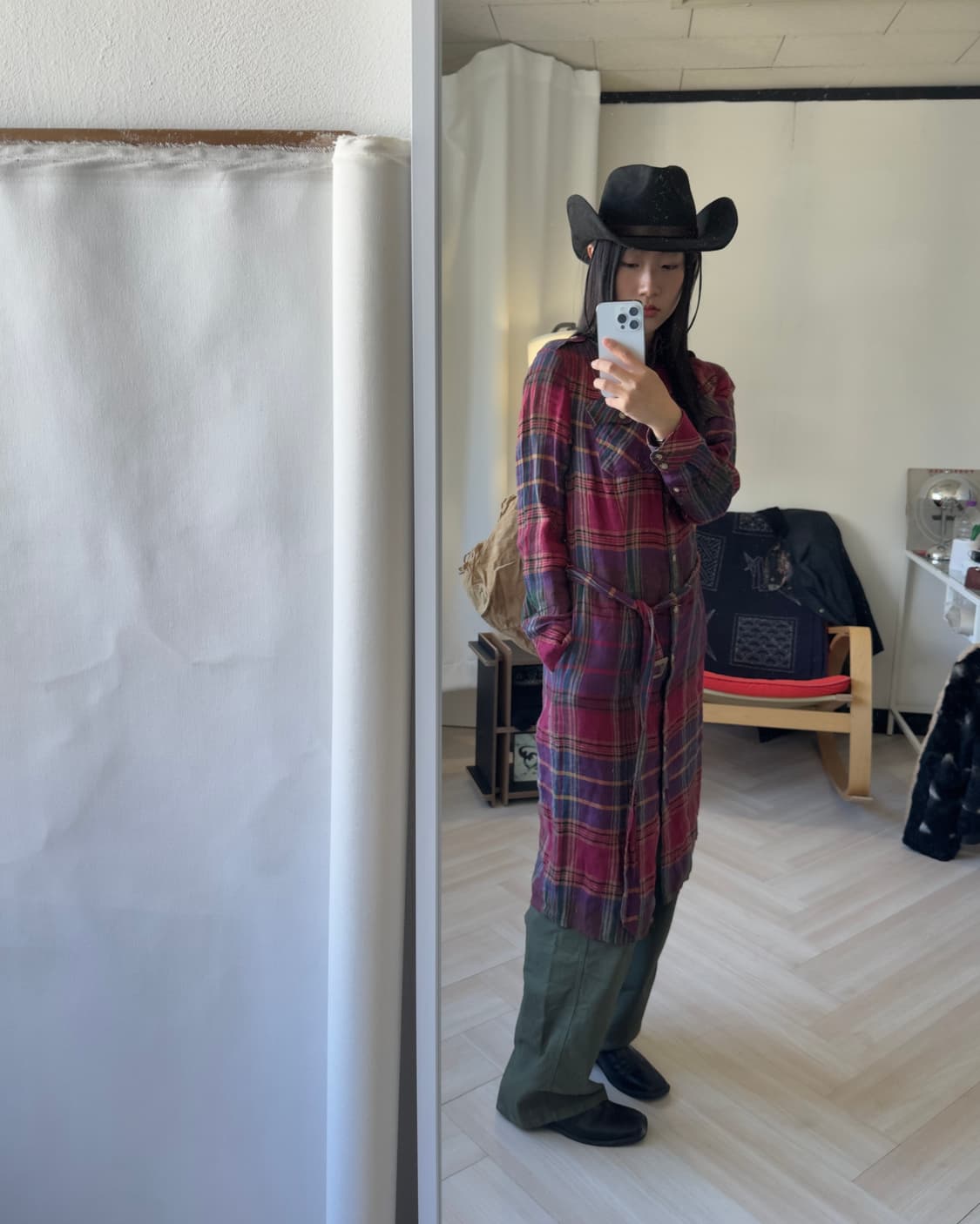 [Ralph Lauren] Classic Check Shirt Dress 상품이미지3