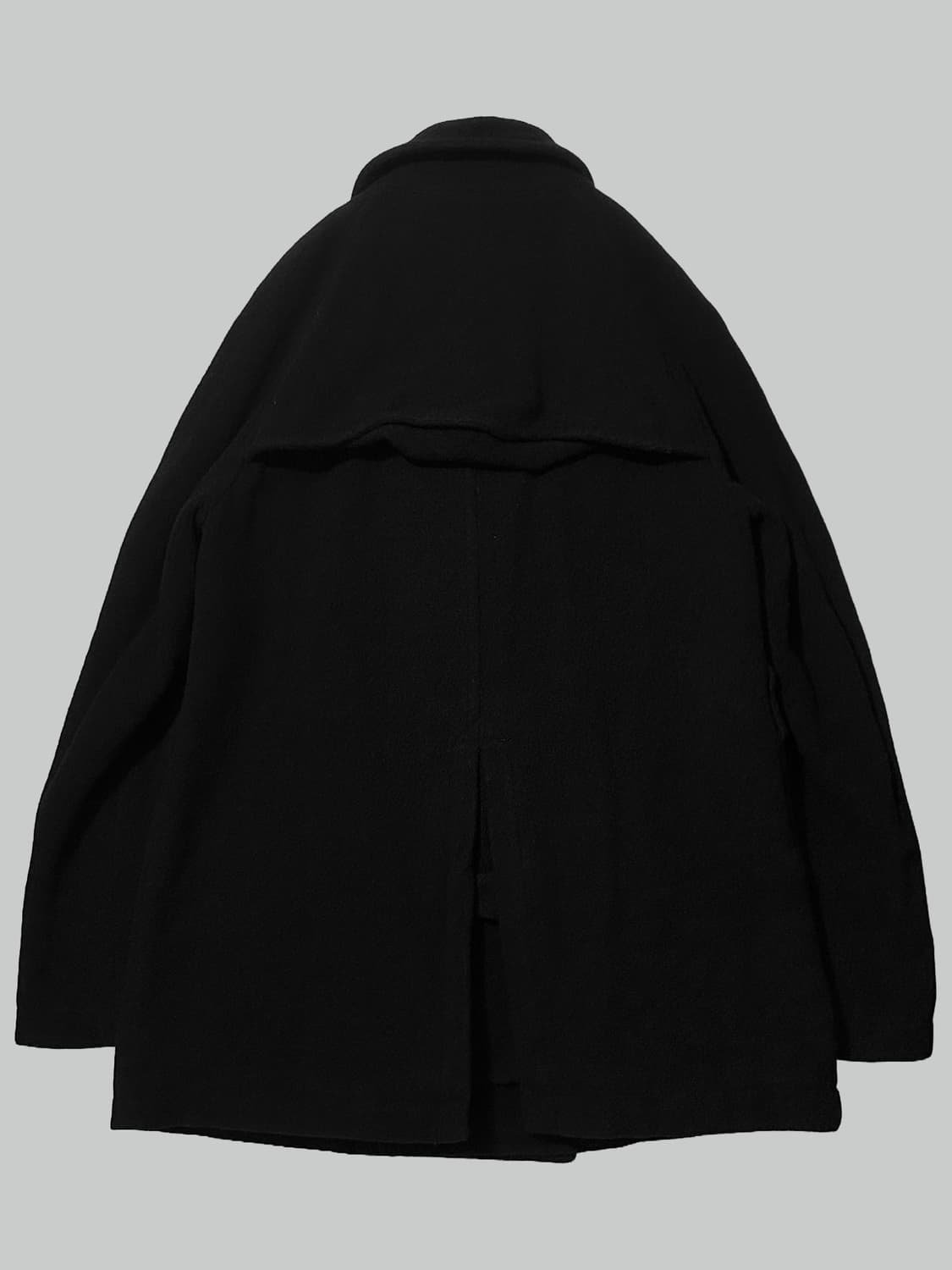 꼼데가르송 블랙 발마칸 코트 상품이미지4