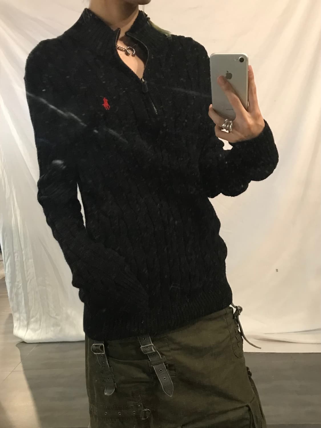  Polo Ralph Lauren Semi Zip-Up Black 상품이미지1