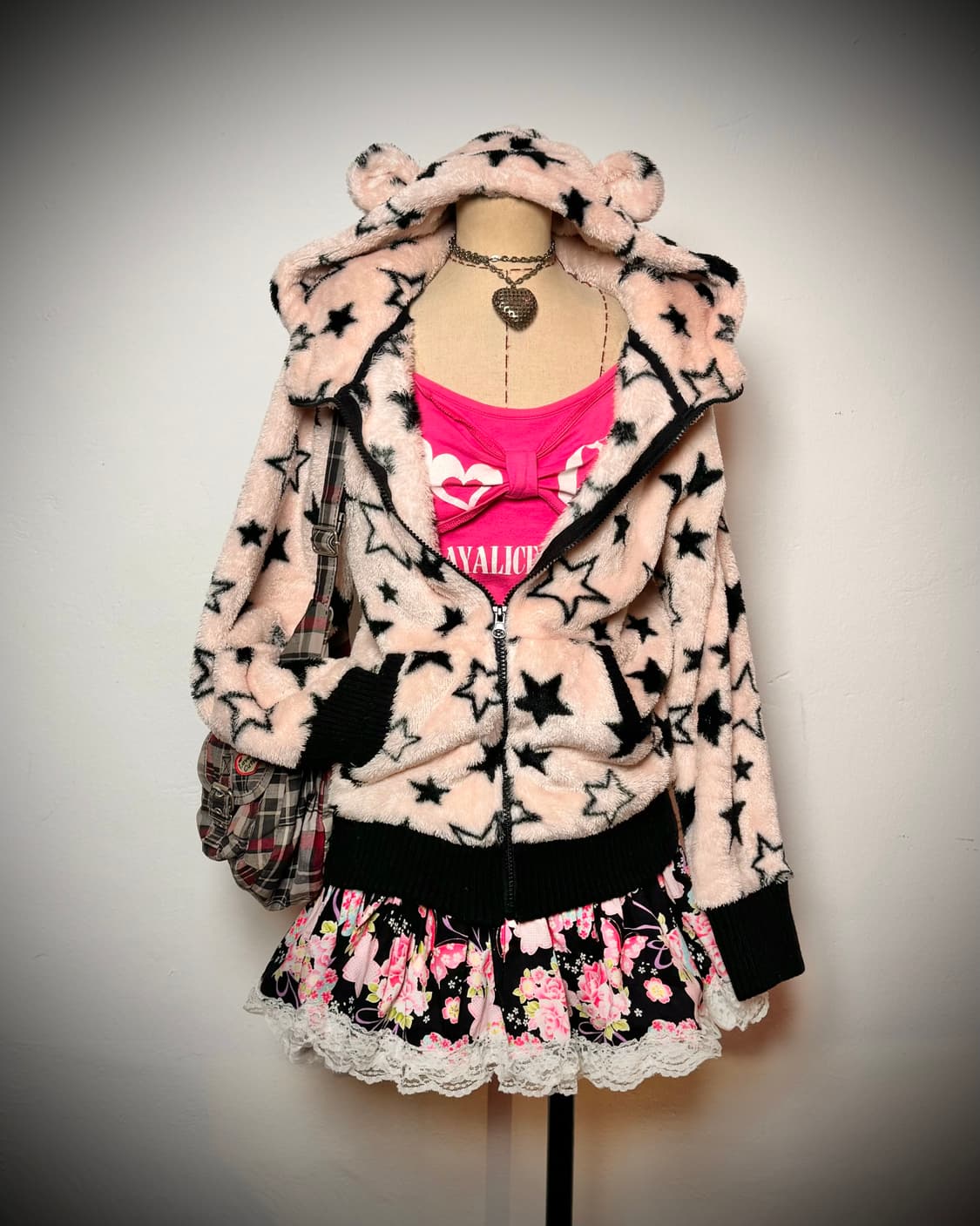 COLZA 쿠마미미 후드집업 상품이미지1