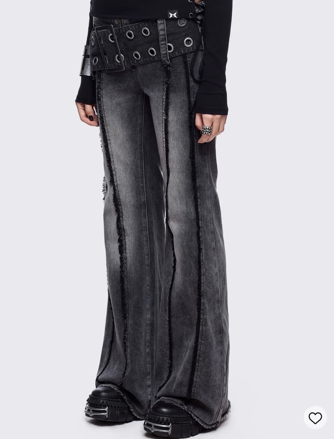 minga london denim belt pants 상품이미지3