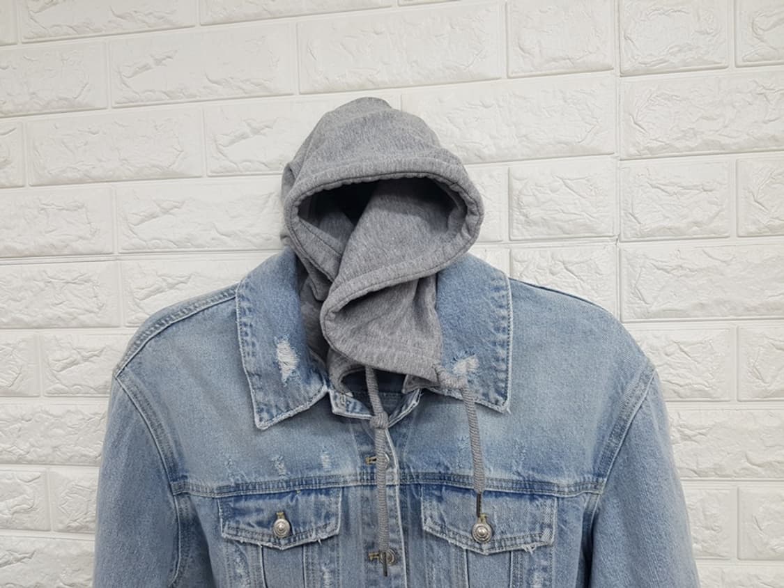 MIXXO 미쏘 숏 청자켓 여성 M 66 오버핏 상품이미지3