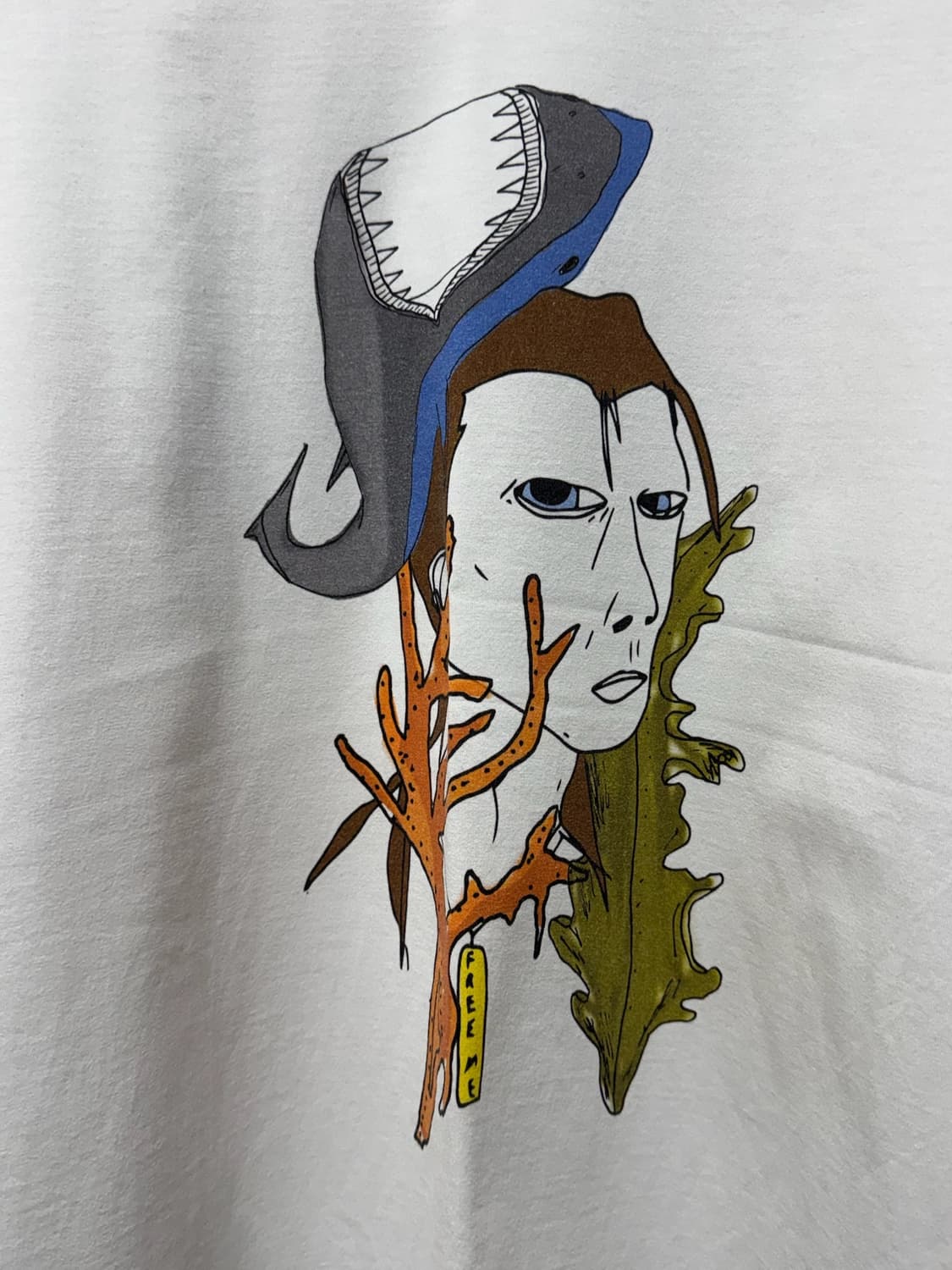 버버리 마린 스케치 프린트 티셔츠 화이트 S 상품이미지2