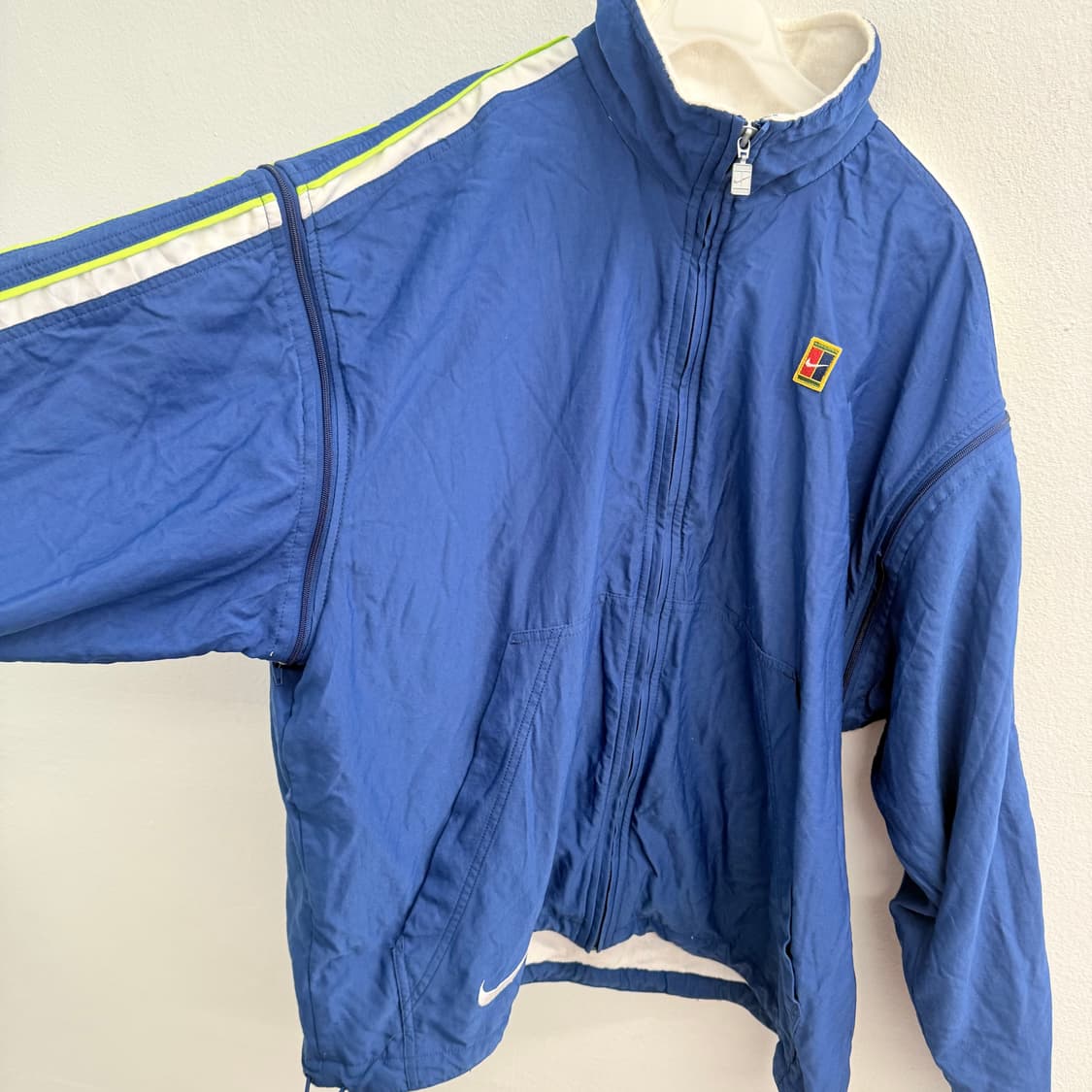 나이키 90s 투웨이 테니스 윈드 브레이커 자켓 XL 상품이미지2