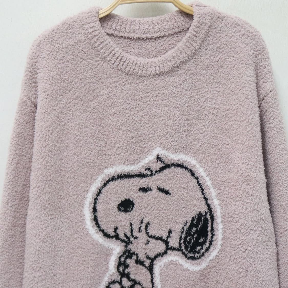 젤라또피케  딸기우유 핑크 스누피 잠옷 맨투맨 64319 상품이미지3