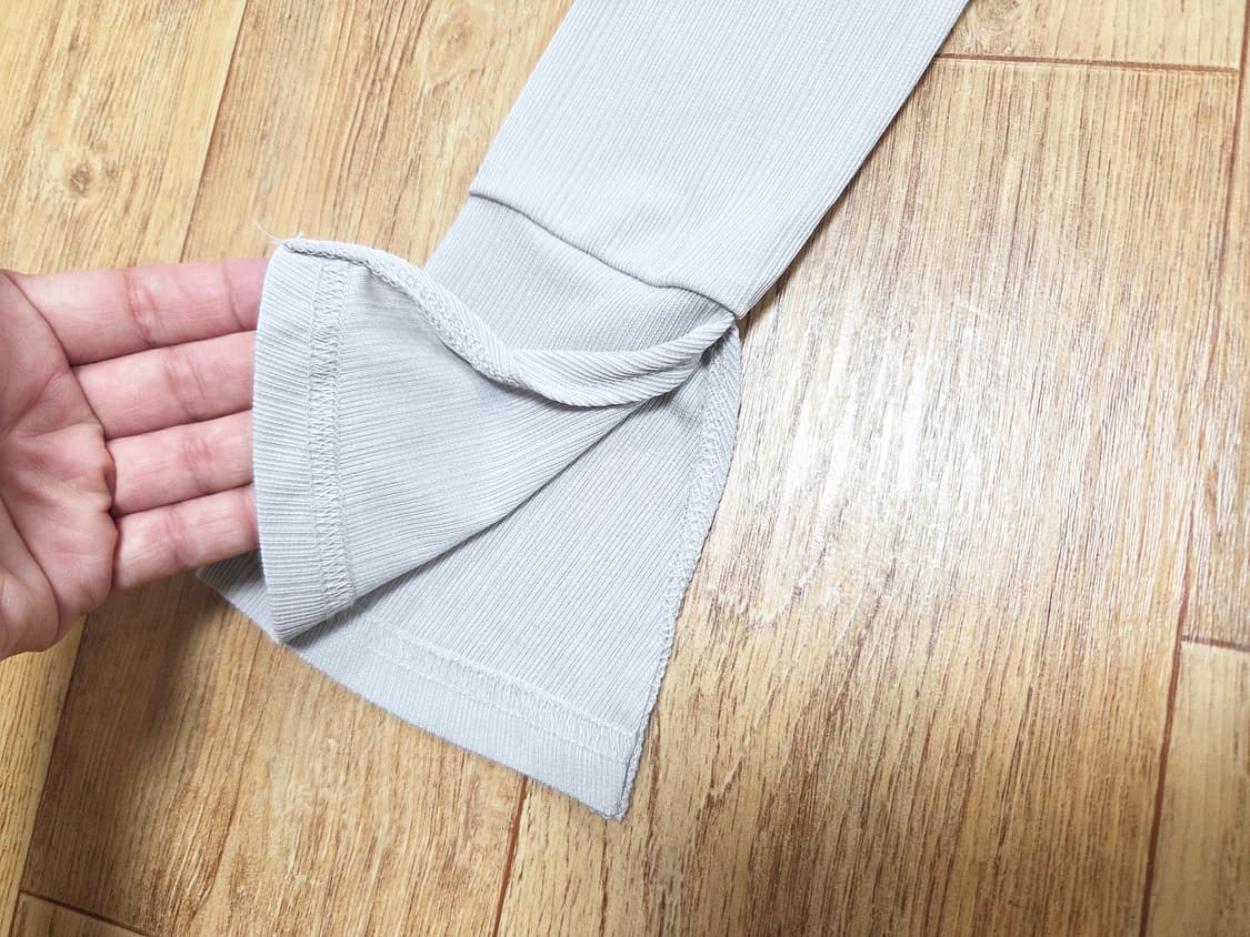 스컬프터(sculptor) 버튼 다운 벨소매 티셔츠 55 새상품 상품이미지9