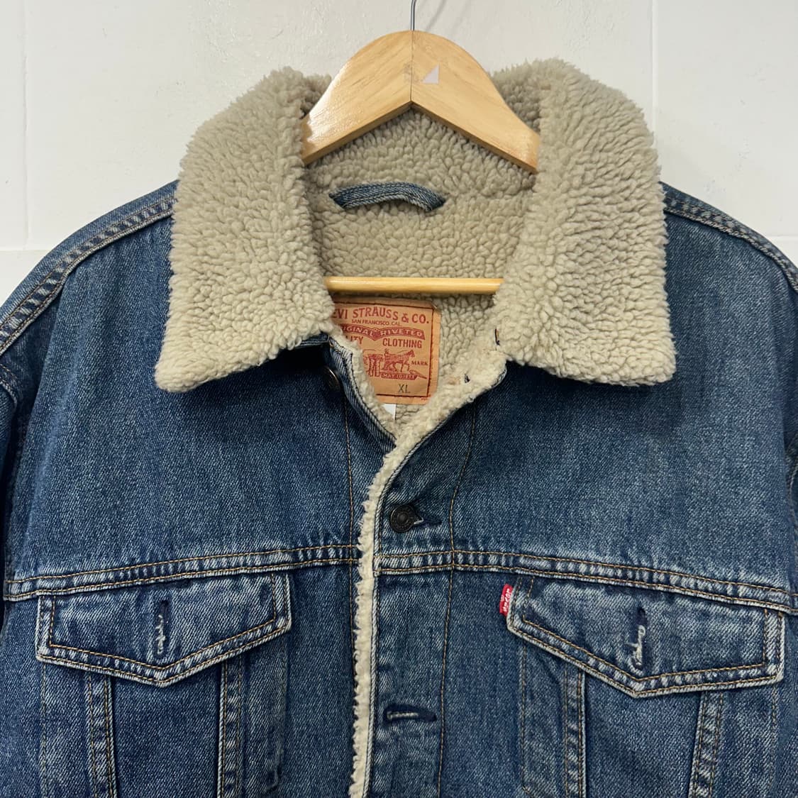 리바이스 양털 데님 트러커 자켓 상품이미지2