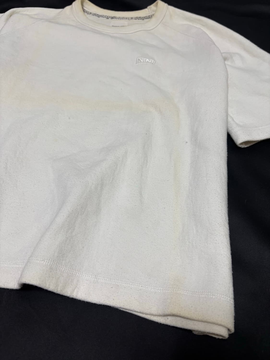 “Number (n)ine” Logo Print White Tee 상품이미지3