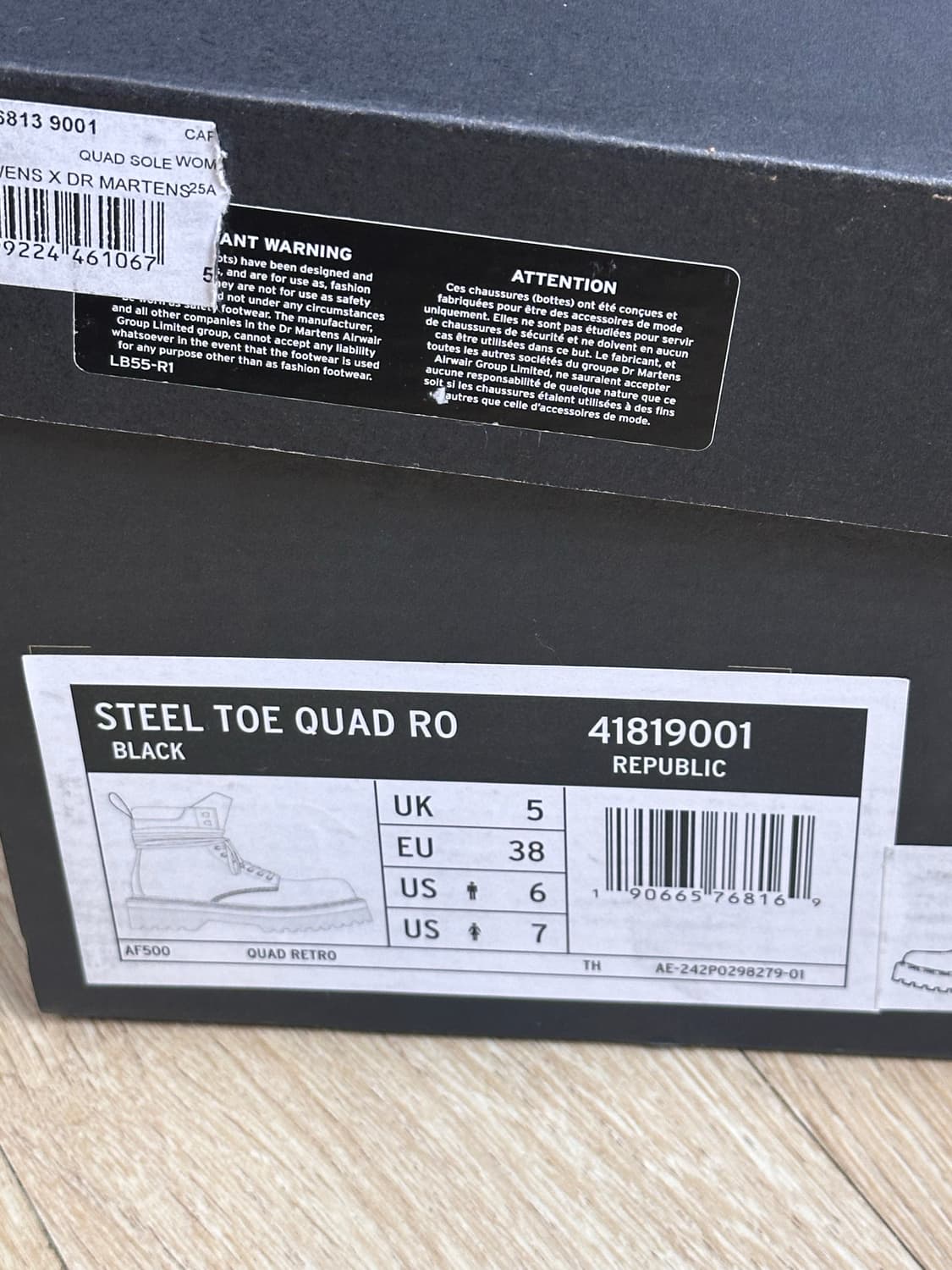 [240] 릭오웬스 닥터마틴 쿼드 상품이미지2