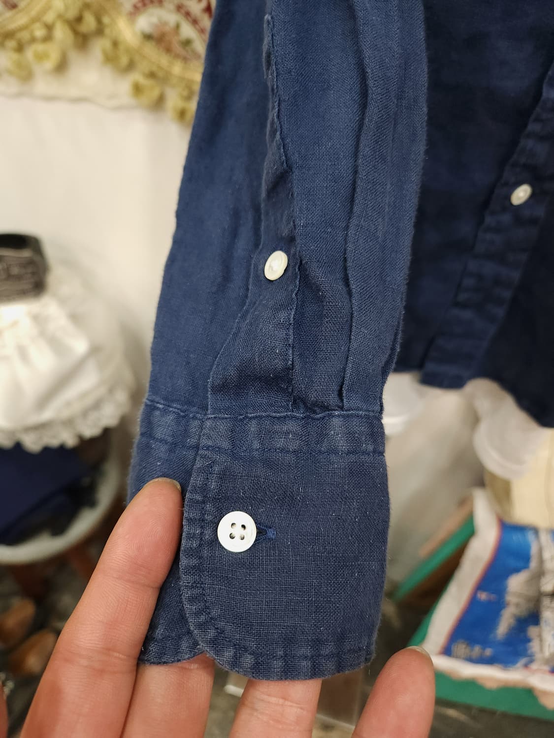 폴로 랄프로렌 네이비 린넨 셔츠

 상품이미지8