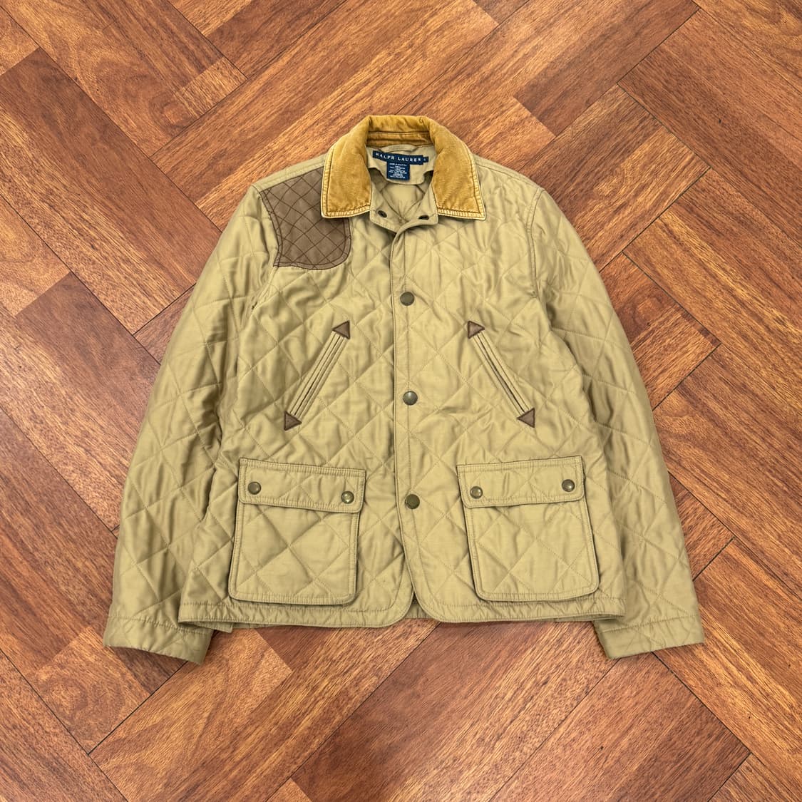 여성용 S(95) 폴로 랄프로렌 퀼티드 빈티지 자켓  상품이미지1