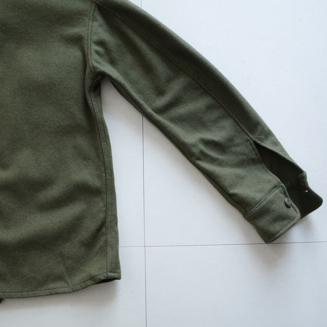 70s 미군 울 필드셔츠 OG108 스몰 빈티지 상품이미지8