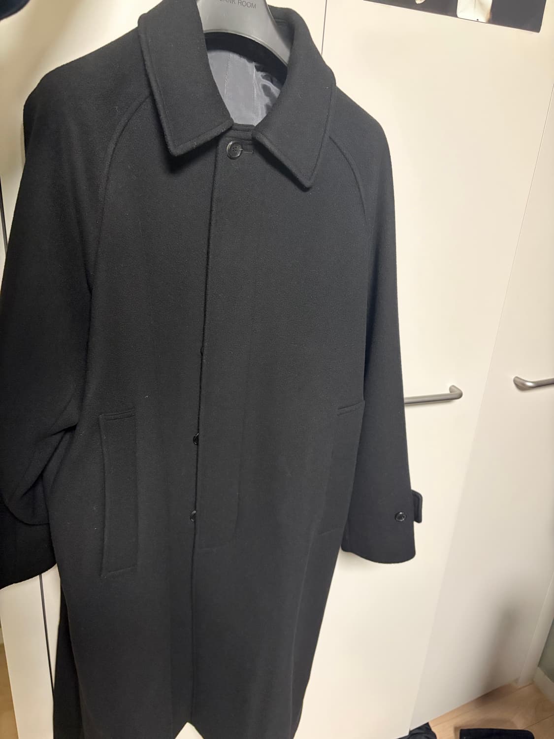 블랭크룸 발마칸 코트 블랙 1사이즈 상품이미지2