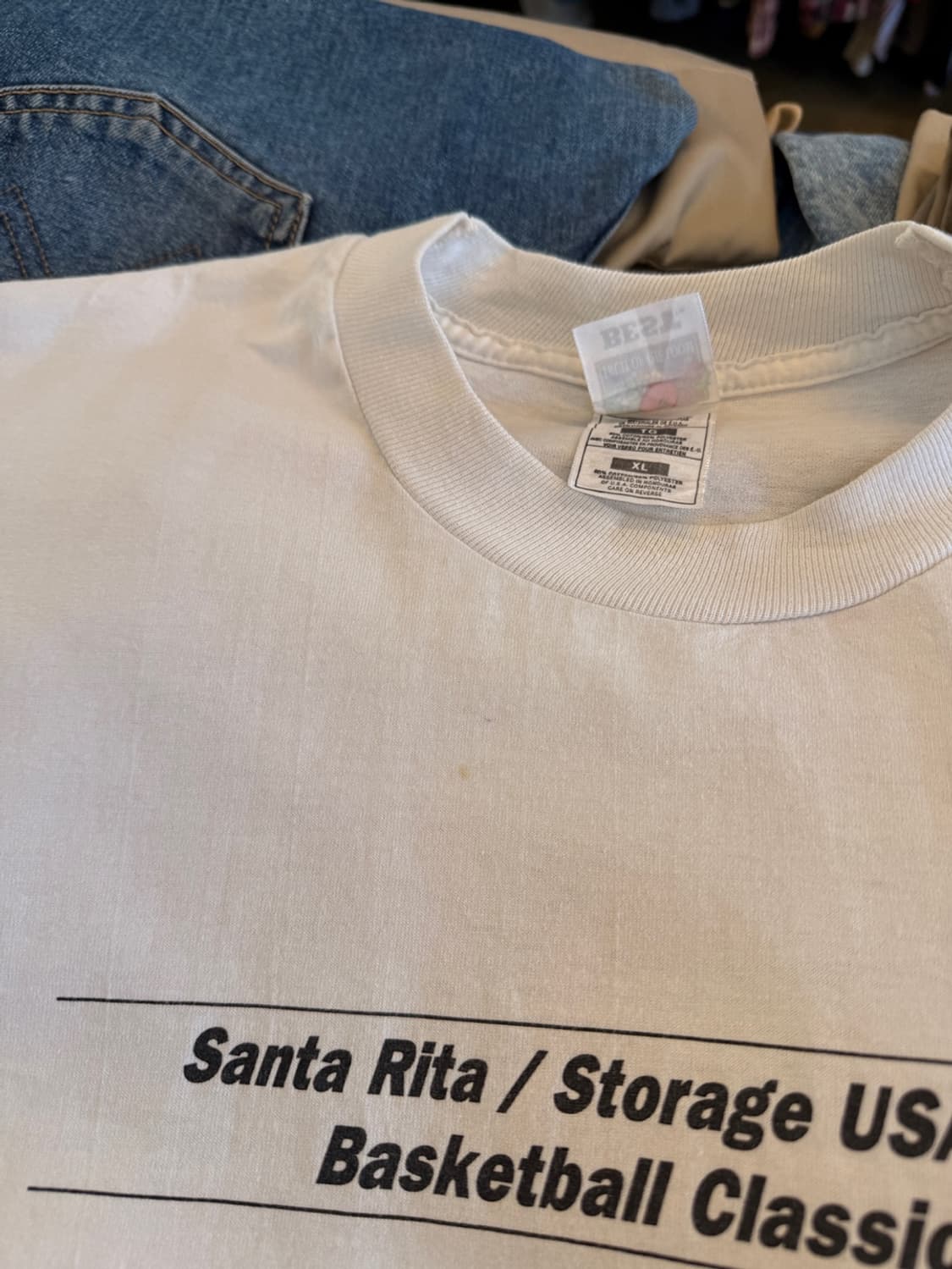  Storage USA 프로모션용 미국빈티지 미국티셔츠 xl 상품이미지5