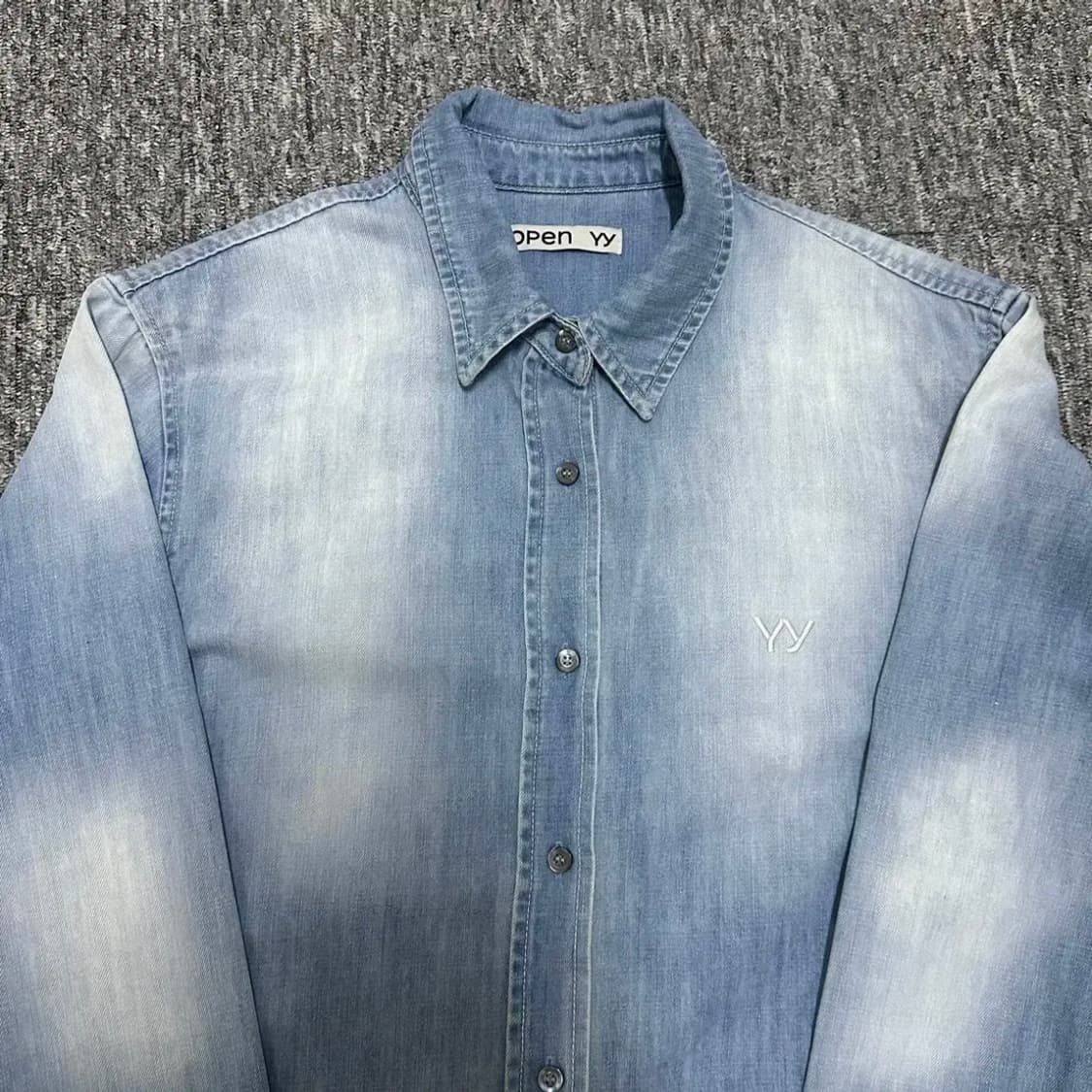 Open yy denim shirts 데님 셔츠 상품이미지3