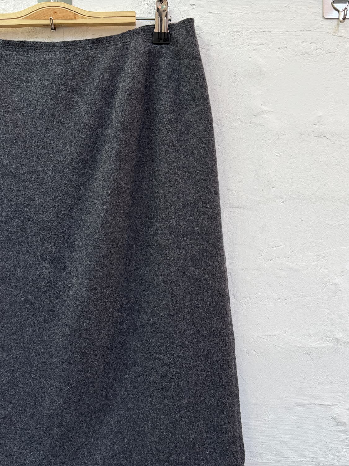 PRADA 프라다 그레이 울 스커트 40 상품이미지2