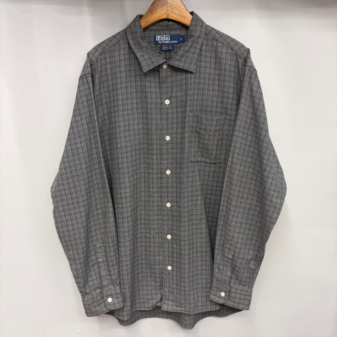 폴로 랄프 로렌 보날드 체크 셔츠 L 상품이미지1