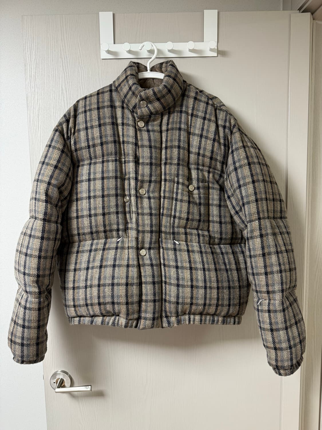 stu 체크패딩 상품이미지1