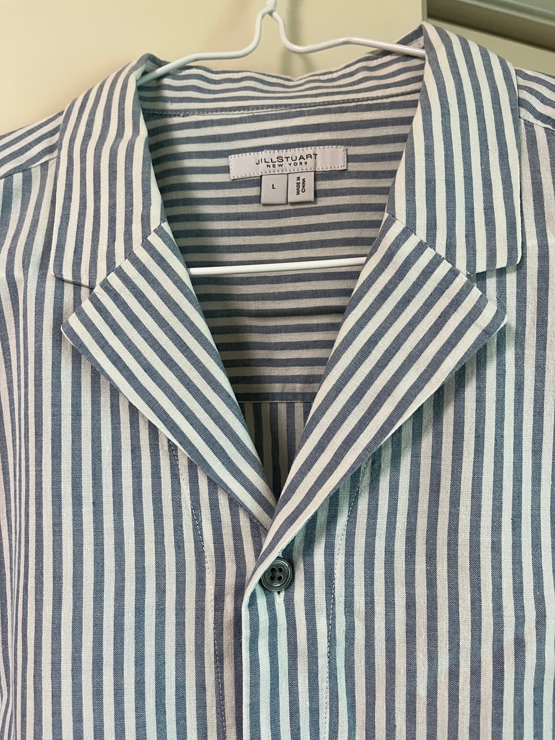 질스튜어트뉴욕 블루 스트라이프 셔츠 L 105 상품이미지2