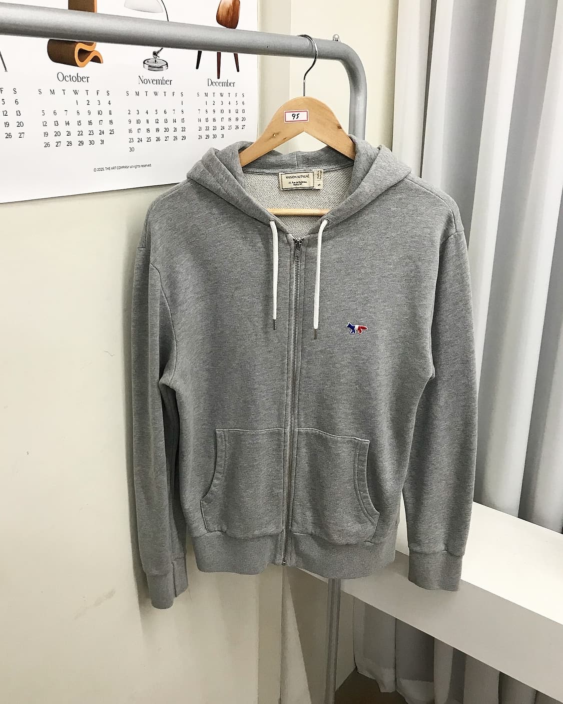 메종키츠네 폭스 후드 집업 상품이미지1