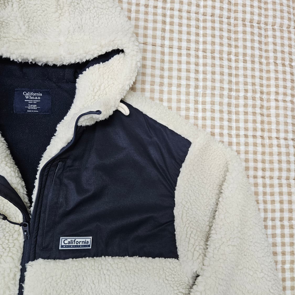 후아유 플리츠 겨울 후드집업 남자100 상품이미지3