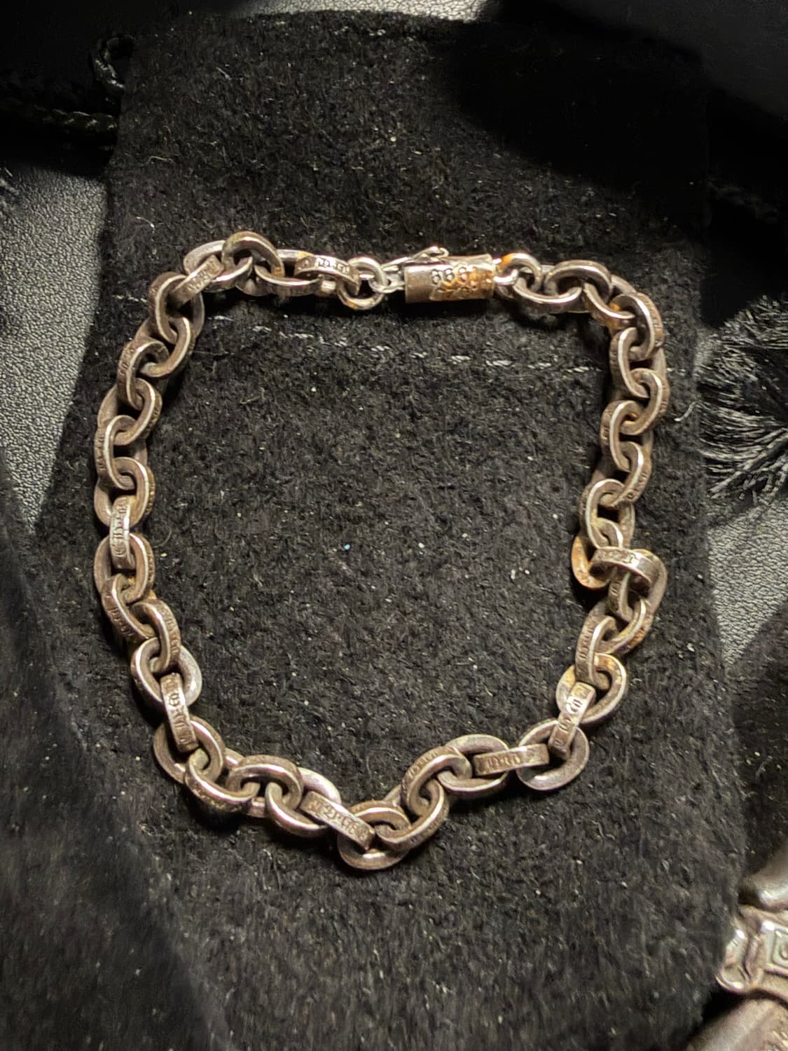 크롬하츠 더블대거참+페이퍼체인 18인치 판매합니다 상품이미지4