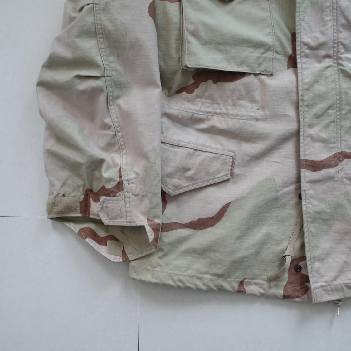 90s 미군 오리지널 군납 M65 사막 3컬러 필드자켓 M-R 상품이미지4