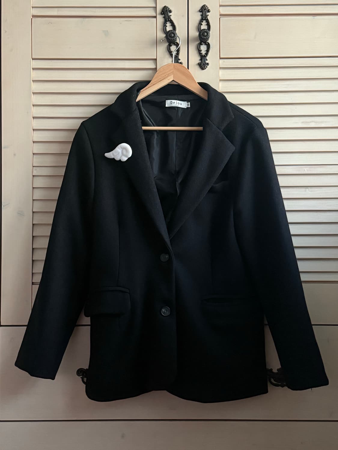 일본빈티지 교복 정장 블레이저 하프코트 자켓 위시코어 러블리 상품이미지2