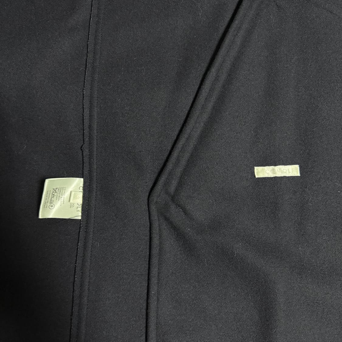 [3]코모리 펠튼 울 나일론 Zip 블루종 자켓 상품이미지8