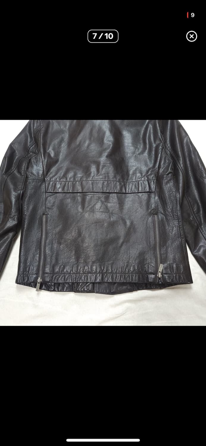 코데즈컴바인 하이넥 레더자켓 상품이미지7