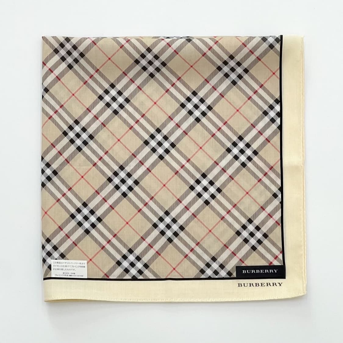 (새상품) burberry/ 버버리 쁘띠스카프 손수건 상품이미지5