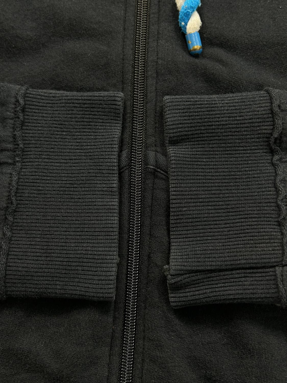 아디다스 00‘s 블루블랙 풀집업 후드 XXL 상품이미지6