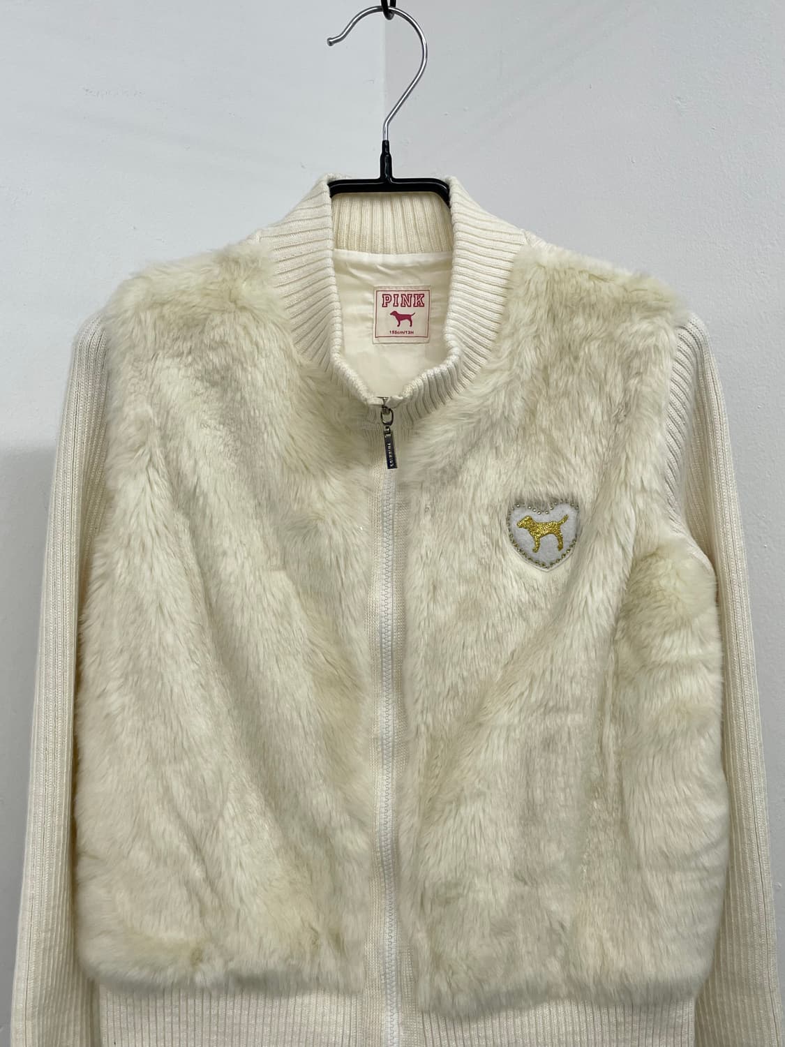 pink 아이보리 퍼니트 집업 상품이미지6