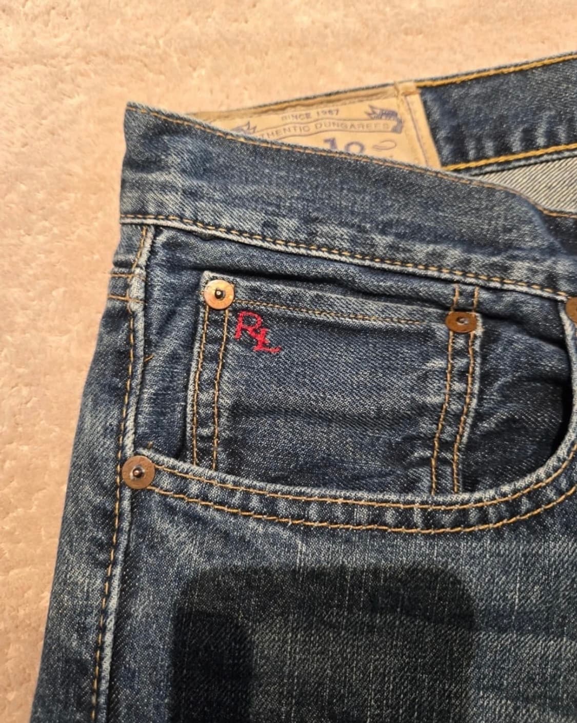 [새상품] 폴로 랄프로렌 바릭 슬림 스트레이트 청 바지 (33/32) 상품이미지2