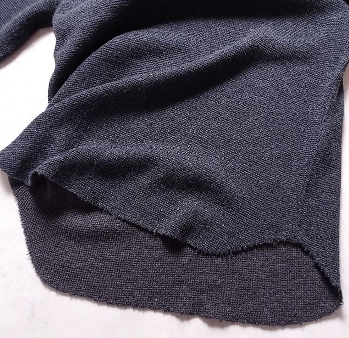 피그벨 써말 와플탑 니트 그라파이트 40size  / 3size 상품이미지7