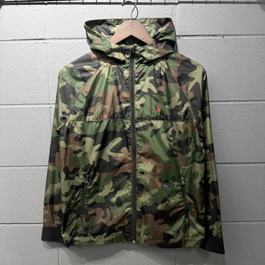 폴로 랄프로렌 카모 후드 바람막이 상품이미지1