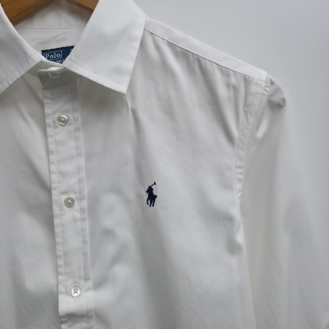 [S,2] 폴로 랄프로렌 화이트 셔츠 신형 큐알택 상품이미지4