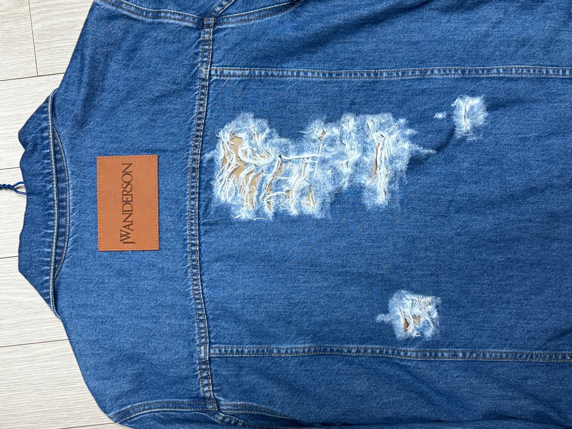 JW Anderson 디스트레스드 데님자켓 s 상품이미지2