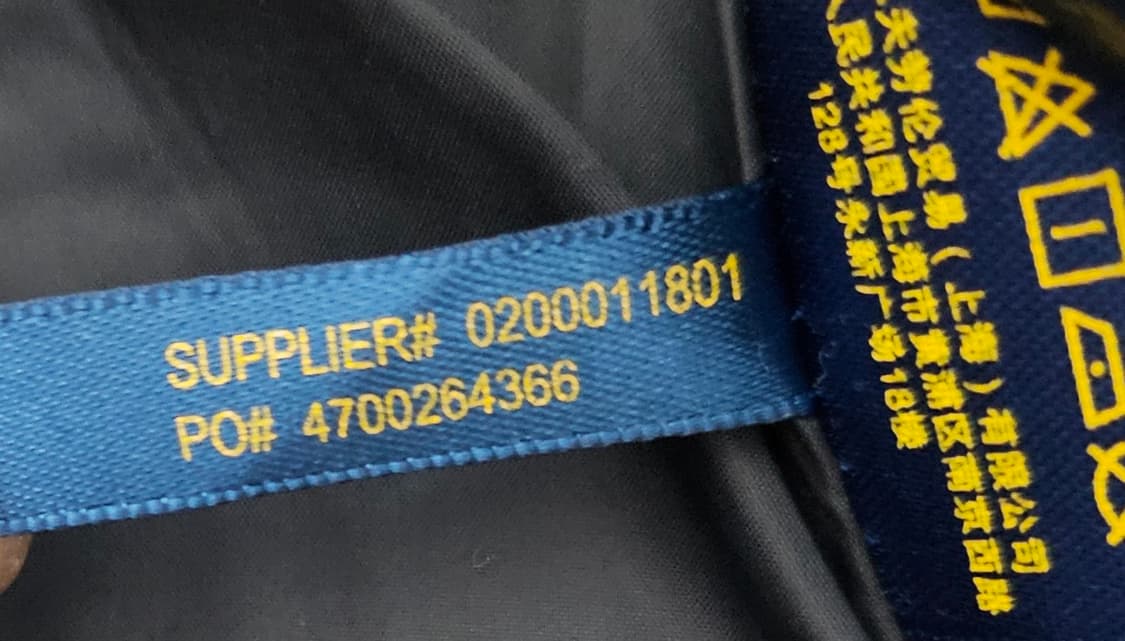 (85~90)S ☆초대장급☆ 랄프로렌 폴로 [블랙] 퀼팅자켓 상품이미지4