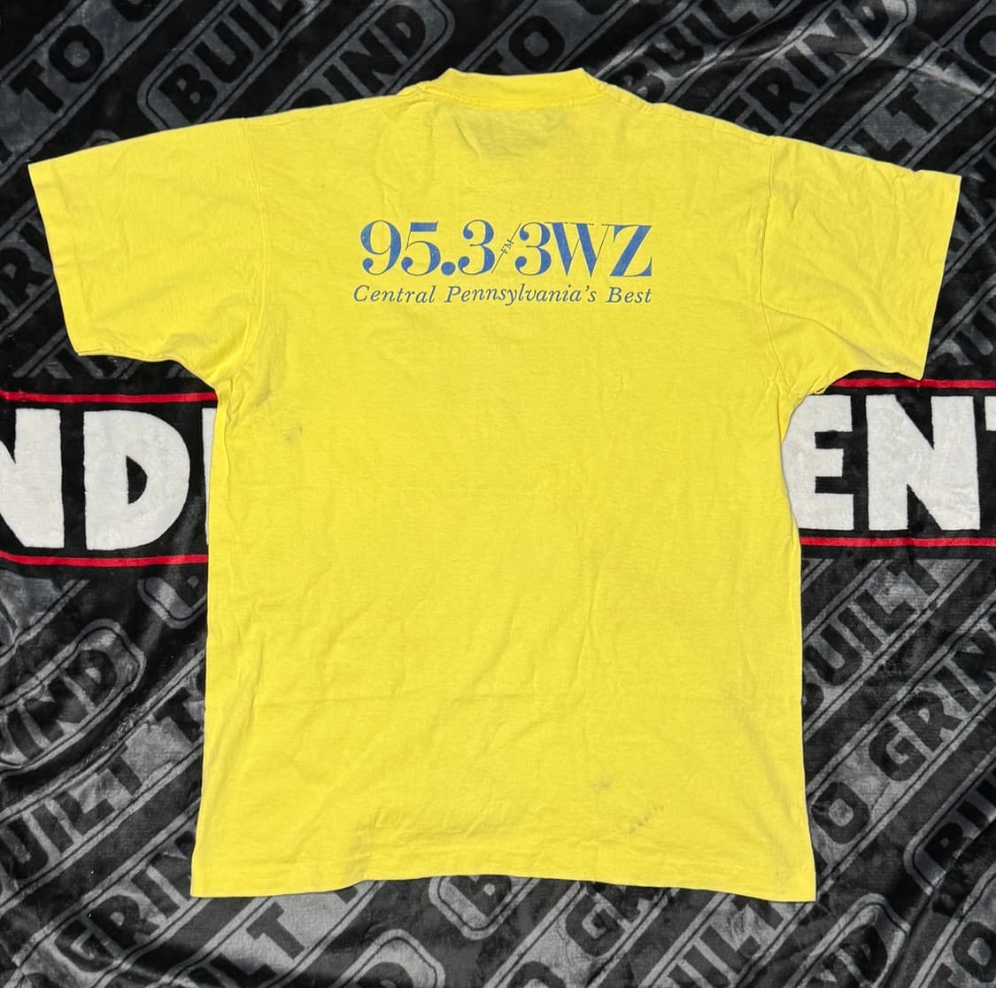 싱글 스티치 티셔츠 옐로우 상품이미지2